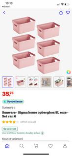 Sunware sigma home opbergbox roze 5L, Huis en Inrichting, Ophalen, Zo goed als nieuw