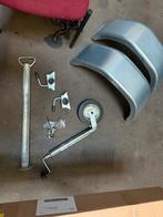 Aanhangeronderstel met oplooprem, neuswiel en steunpoot, Ophalen, Gebruikt