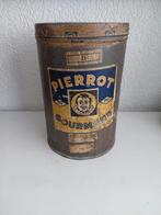 Oude blikken doos pierrot gourmand, Ophalen of Verzenden, Gebruikt, Overige