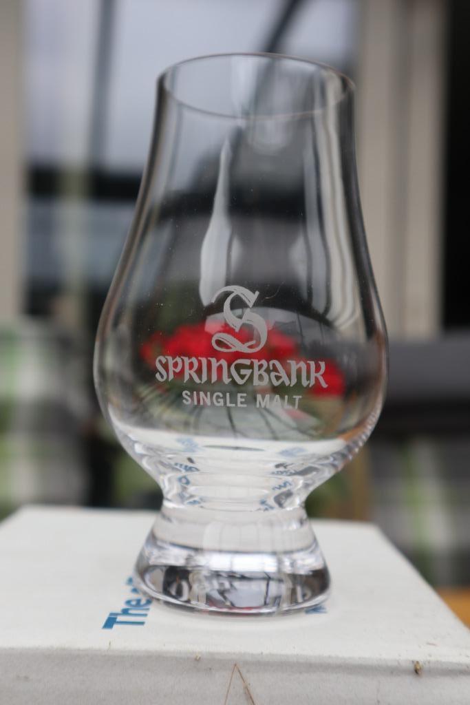 Glencairn tasting glas met Springbank logo 78 stuks (13 x 6), Huis en Inrichting, Keuken | Servies, Zo goed als nieuw, Glas of Glazen