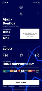 Ajax benfica vak 428, Eén persoon, September