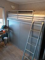 tienerslaapkamer , hoogslaper, Gebruikt, Eenpersoons, Ophalen of Verzenden, 90 cm