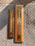 Nieuw - 2x retro houten thermometers TFA, Huis en Inrichting, Woonaccessoires | Thermometers, Ophalen of Verzenden, Nieuw, Binnenthermometer