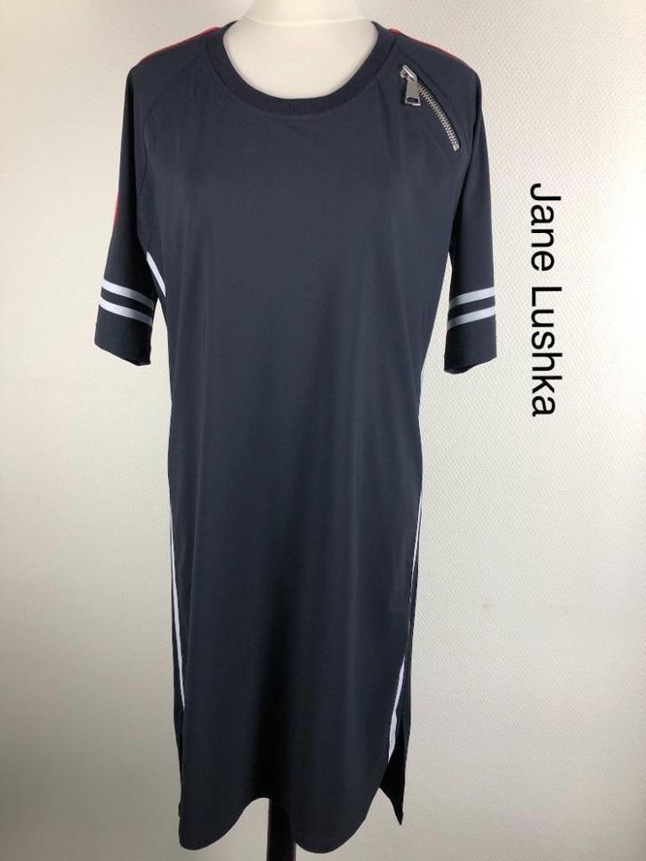 Jane Lushka Jurk  (mt: 36) YL/8809, Kleding | Dames, Jurken, Zo goed als nieuw, Maat 36 (S), Blauw, Boven de knie, Ophalen of Verzenden