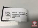vw golf 7 r facelift 2018 airbag off schakelaar 5c5919237, Ophalen of Verzenden, Gebruikt, Volkswagen