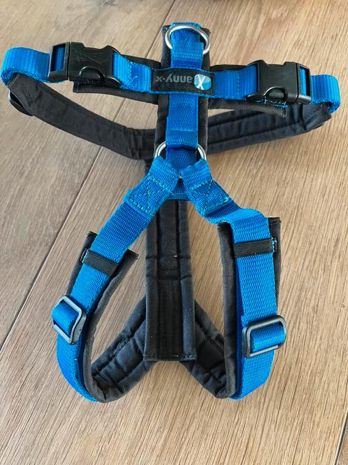Anny X hondentuig XS blauw-zwart, Dieren en Toebehoren, Hondenhalsbanden en Penningen, Zo goed als nieuw, Ophalen of Verzenden