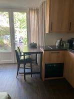 Bar tafel met stalen onderstel, Huis en Inrichting, Barren, Ophalen of Verzenden