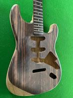 Stratocaster makasser ebony, Ophalen of Verzenden, Nieuw, Elektrische gitaar