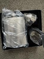 Zakflacon RVS met Bekertjes en Trechter in Lederen Hoes, Ophalen of Verzenden, Nieuw