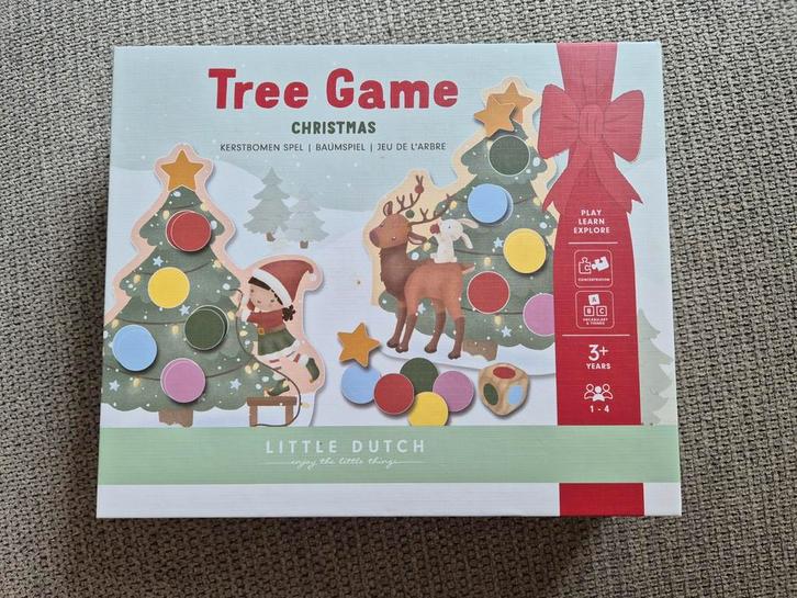 Little Dutch Tree Game Christmas - Zo goed als nieuw, Kinderen en Baby's, Speelgoed | Educatief en Creatief, Nieuw, Puzzelen, Ontdekken