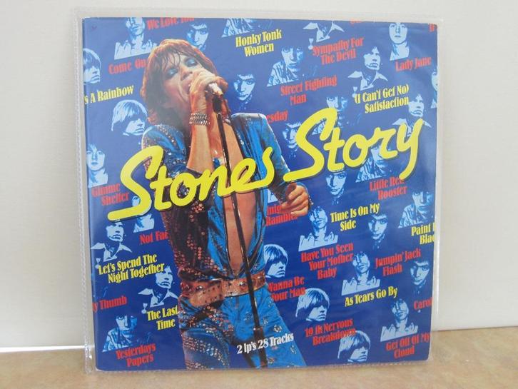 2LP Rolling Stones - Stones Story, Cd's en Dvd's, Vinyl | Rock, Gebruikt, Poprock, 12 inch, Ophalen of Verzenden