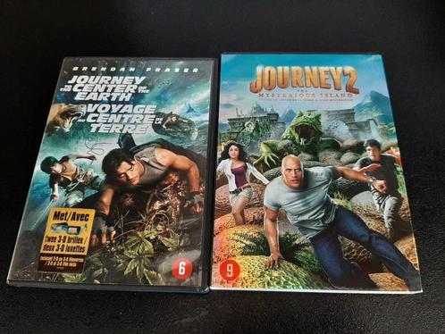 Journey to the center of the earth + Journey 2!, Cd's en Dvd's, Dvd's | Avontuur, Gebruikt, Vanaf 9 jaar, Ophalen of Verzenden