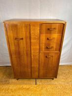 Gratis bezorging! Mid-Century Retro Vintage Vroeg Eiken Kast, Mid century retro vintage eiken kast kleding GPlan, Gebruikt, -