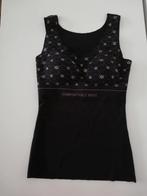 Cute black bra top with laces. Size XS/S, Zwart, Nieuw, Ophalen of Verzenden, Onbekend