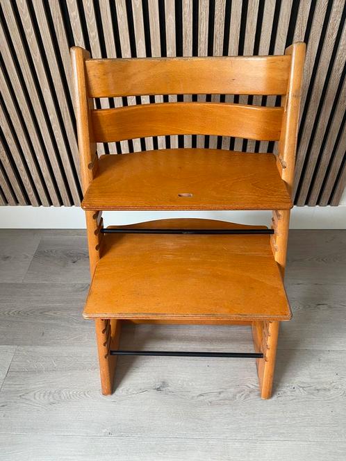 Stokke Tripp Trapp Stoel Natural oud model, Kinderen en Baby's, Kinderstoelen, Gebruikt, Meegroeistoel, Ophalen