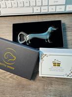 Zilveren Teckel Bieropener Luxe Giftset - Nieuw, Ophalen of Verzenden, Nieuw