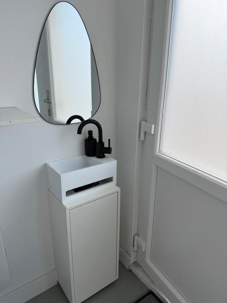 Complete wastafel set, Doe-het-zelf en Verbouw, Sanitair, Zo goed als nieuw, Kraan, Ophalen