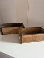 Oude houten bakstenen mallen (2 stuks), Antiek en Kunst, Ophalen of Verzenden