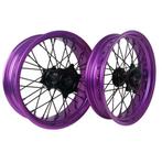 SuperMoto Velgen Paars/Zwart - Set, Ophalen of Verzenden