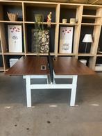 Ahrend duo-bureau slinger / stopcontact, 10 stuks, Huis en Inrichting, Verzenden, In hoogte verstelbaar, Gebruikt, Bureau