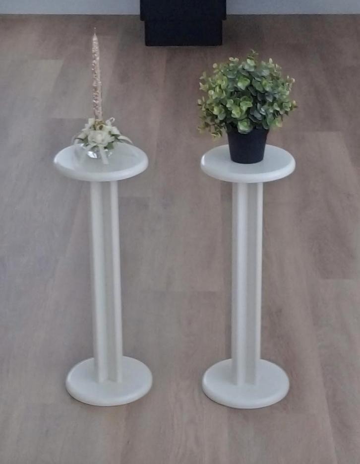 2 (planten) zuiltjes / pilaartjes in nieuwstaat, Huis en Inrichting, Woonaccessoires | Zuilen en Pilaren, Nieuw, Ophalen