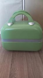 Groene Handtas / Beautycase, Ophalen of Verzenden, Zo goed als nieuw, Groen, Hardcase