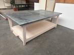Werktafel met zinken blad - 250x150x90 cm, Ophalen, Gebruikt, 100 tot 150 cm, 200 cm of meer