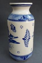 Jaar 1995 GROTE Vaas Delfts Wedstrijd Duif Sport Limburg, Antiek en Kunst, Ophalen of Verzenden