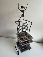 Vintage Deens Laurids Lønborg CD Rek Vrouw Kralenjurk 60s, Ophalen of Verzenden