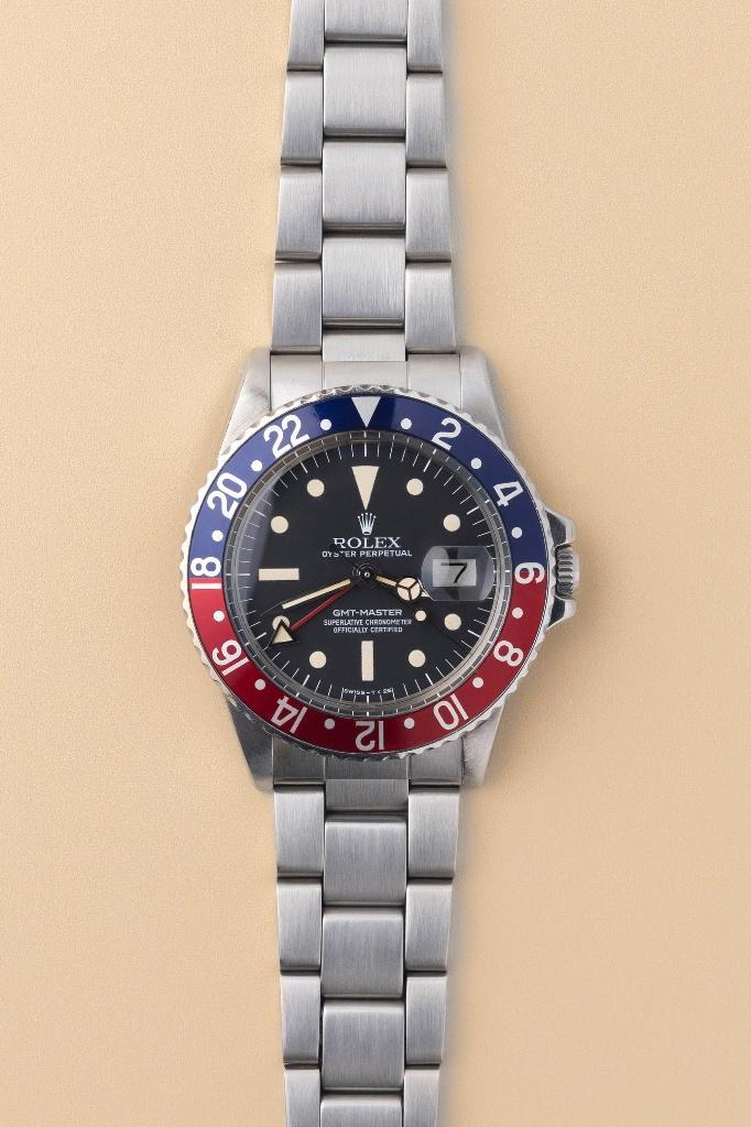 Rolex GMT-Master 1675 Radial dial, Sieraden, Tassen en Uiterlijk, Horloges | Heren, Gebruikt, Polshorloge, Rolex, Staal, Staal