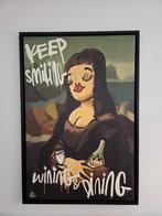 Hans Breuker - Keep Smiling Wining Dining - Canvas, Ophalen