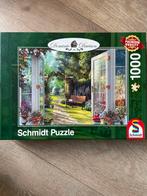 Schmidt legpuzzel 1000 stukjes - uitzicht op de droomtui, Ophalen of Verzenden, 500 t/m 1500 stukjes, Zo goed als nieuw, Legpuzzel