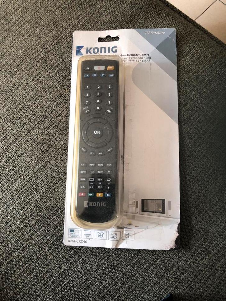 König KN-PCRC40 Universele Afstandsbediening - Nieuw!, Audio, Tv en Foto, Afstandsbedieningen, Nieuw, Universeel, Dvd, Ophalen of Verzenden