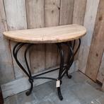 Half ronde tafel/tafeltje/haltafel/bijzettafel, Ophalen