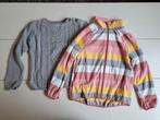 Set wintertrui en fleece vest meisjes maat 122 ZGAN, Ophalen of Verzenden, Zo goed als nieuw, Meisje, Trui of Vest