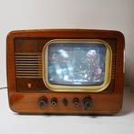 Philips tv uit 1955 omgebouwd naar kleurentelevisie., Antiek en Kunst, Antiek | Tv's en Audio, Ophalen