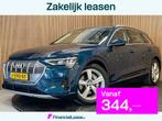 Audi E-tron 50 Quattro |77kWh|LEDER|PANO|ACC|CARPLAY|STOELVE, Auto's, Automaat, Zwart, 71 kWh, Blauw