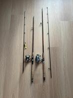 2x werphengel met molen (Shimano), Ophalen, Gebruikt, Werphengel