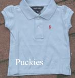 Lichtblauwe Ralph LAUREN meisjes polo maat 74 /12M NIEUW a, Kinderen en Baby's, Babykleding | Maat 74, Meisje, Nieuw, Ophalen of Verzenden