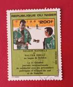Niger 1986 pz Nelson Mandela and Walter Sisulu, Verzenden, Overige landen, Gestempeld