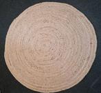 Vloerkleed Rotan 124 cm, Ophalen, Rond, Zo goed als nieuw, Overige kleuren