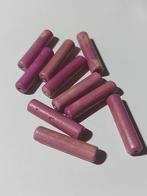 Oud roze stenen buis kraaltjes 25 mm, Nieuw, Tussenstuk of Tussenkraal, Verzenden