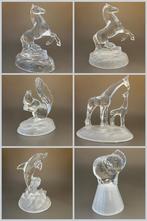 Serie van 6 dieren van Cristal D'Arques totaal 60 euro!, Antiek en Kunst, Antiek | Glas en Kristal, Ophalen of Verzenden