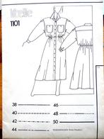 Libelle doorknoop-jurk patroon - maten 38 t/m 50 / nr 1101, Hobby en Vrije tijd, Kledingpatronen, Overige merken, Zo goed als nieuw