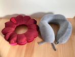 2 reiskussens / nekkussen / travel pillow, Ophalen of Verzenden, Zo goed als nieuw, Vierkant