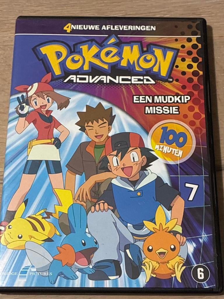 Pokémon Advanced - Een Mudkip Missie DVD, Avontuur, Alle leeftijden, Ophalen of Verzenden, Zo goed als nieuw