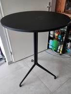 VANDAAG €60 Zwarte statafel bartafel 80 cm 105 cm, Zo goed als nieuw, Ophalen