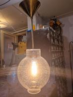 Partij vintage glazen hanglampen bubbelglas 85ps klaar, Huis en Inrichting, Lampen | Hanglampen, Ophalen, Minder dan 50 cm