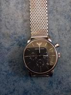 Horloge Emporio Armani AR - 1811, Sieraden, Tassen en Uiterlijk, Horloges | Heren, Overige merken, Staal, Gebruikt, Polshorloge