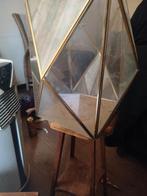 Glazen Vaas in Loodstijl, Antiek en Kunst, Ophalen of Verzenden